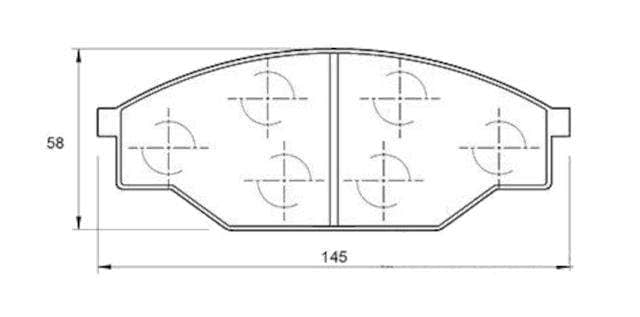Brake Pad - Toyota Hilux (D947T)